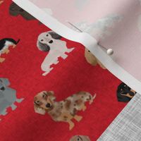 dachshund pet quilt a dog breed cheater quilt multi coat