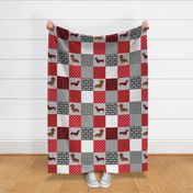 dachshund pet quilt a dog breed cheater quilt