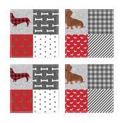 dachshund pet quilt a dog breed cheater quilt