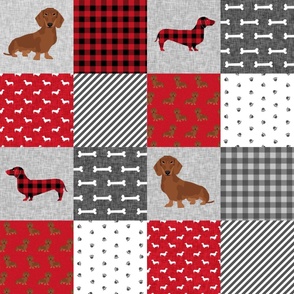 dachshund pet quilt a dog breed cheater quilt