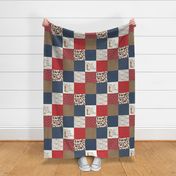 Western/Sleep Well Little Cowboy - Wholecloth Cheater Quilt 