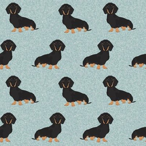 dachshund pet quilt b dog breed silhouette quilt coordinates black and tan coat
