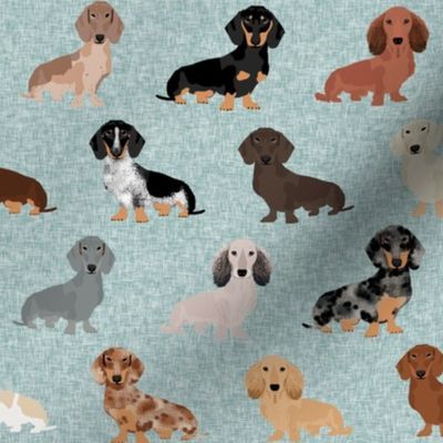 dachshund pet quilt b dog breed silhouette quilt coordinates multi coat