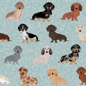 dachshund pet quilt b dog breed silhouette quilt coordinates multi coat
