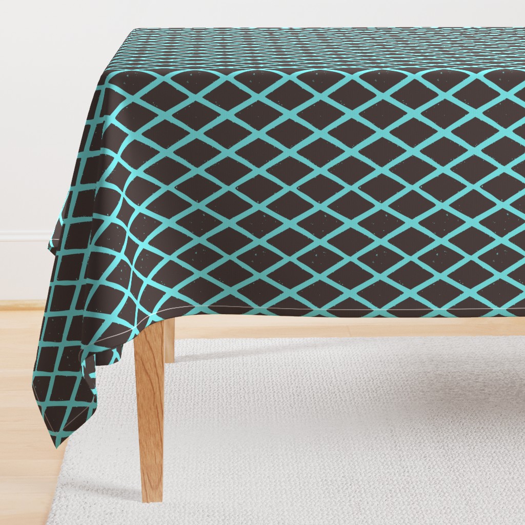 diamonds blockprint pattern fabric-01