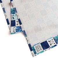 3 Inch Adventure Awaits - Wholecloth Cheater Quilt - Rotated