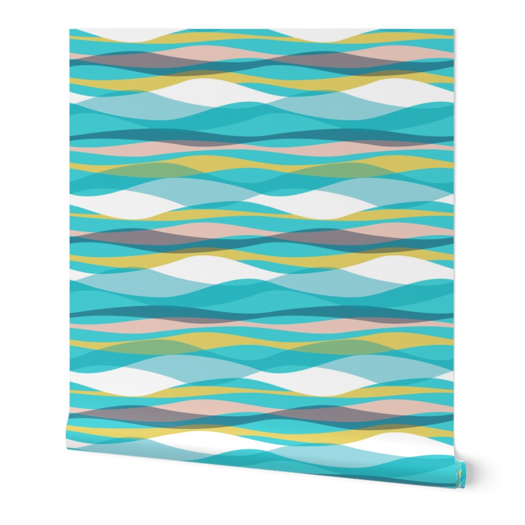 Seashore Stripe - Aqua 