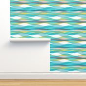 Seashore Stripe - Aqua 