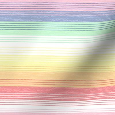 Vintage rainbow stripes