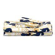 Large jumbo scale // Deco Gatsby Panthers // white navy and gold