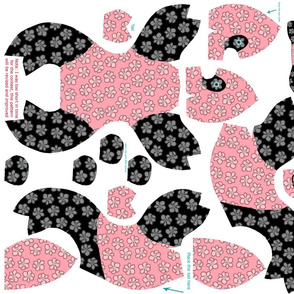 Baby panda plushie pattern
