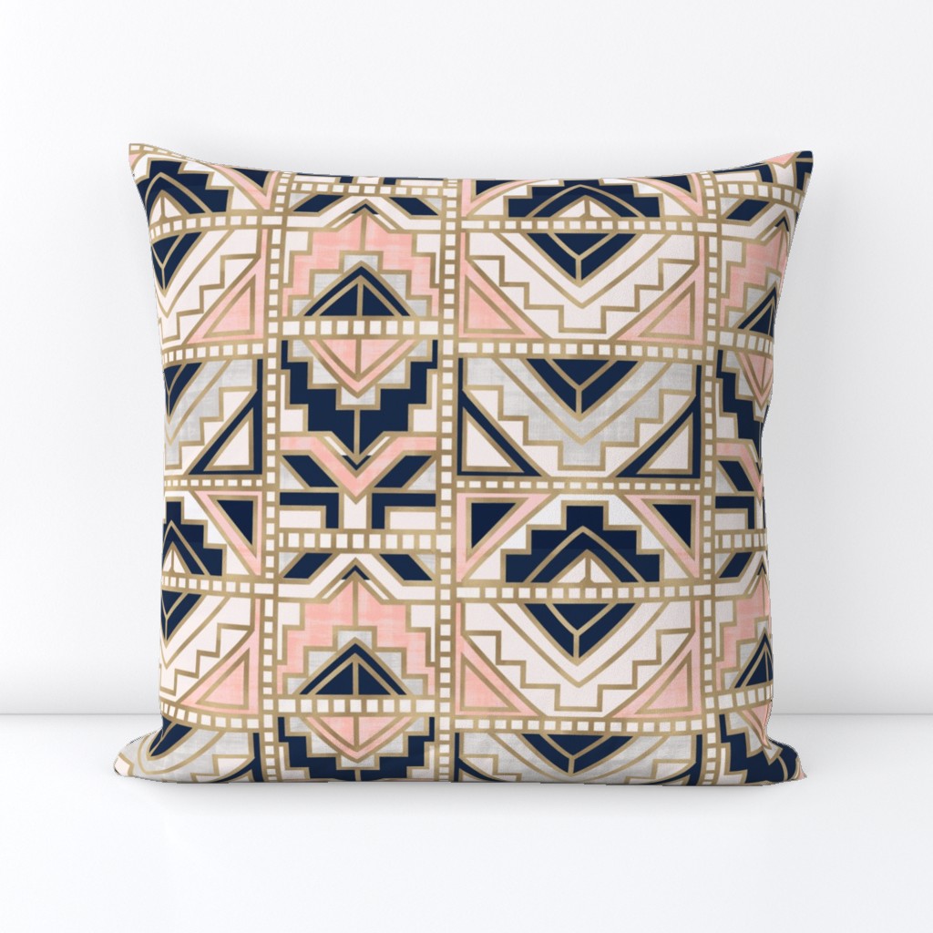 aztec-Navy Blush