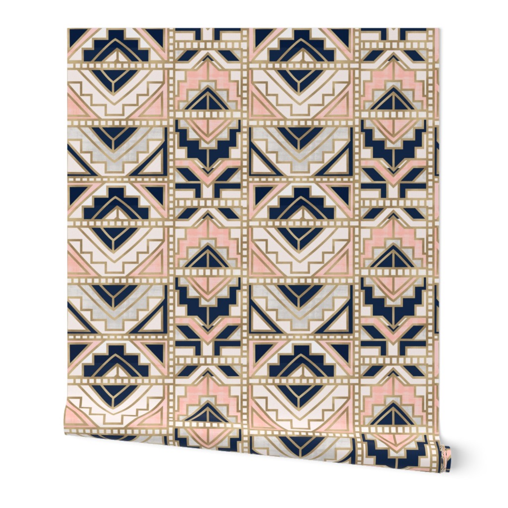 aztec-Navy Blush