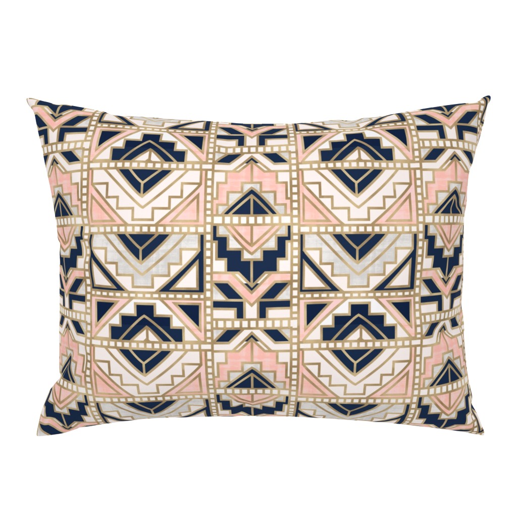 aztec-Navy Blush