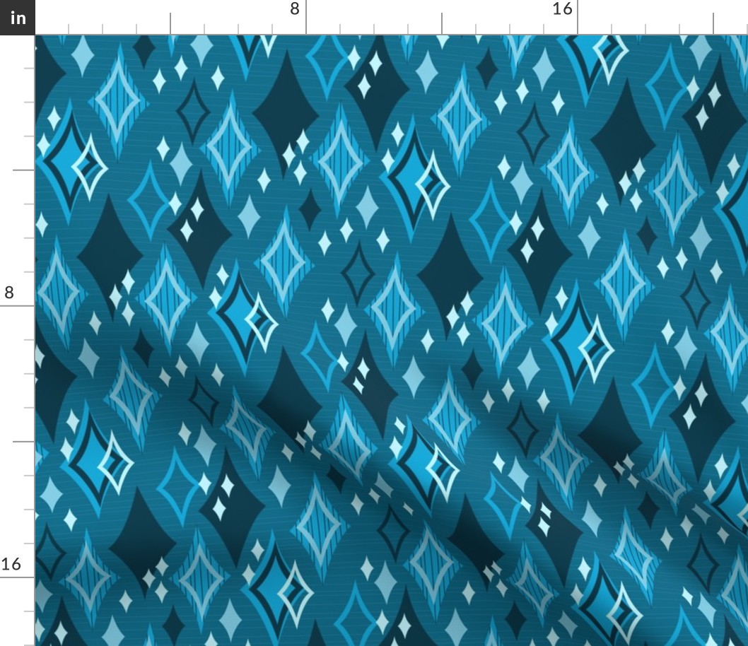 Diamond Shower (Teal)