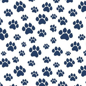 Navy Doggy Paws // Small