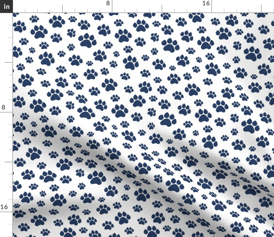 Navy Doggy Paws // Small