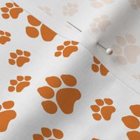 Orange Doggy Paws // Small