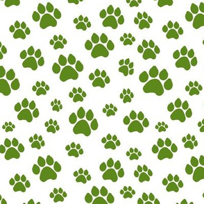 Green Doggy Paws // Small