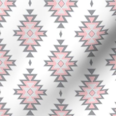 Small Kilim- pink/grey