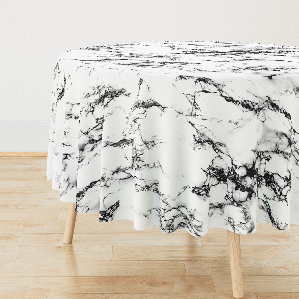 White and black marble