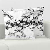 White and black marble