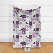 dachshund pet quilt c black and tan coat doxie dog breed cheater quilt