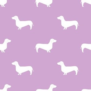 dachshund pet quilt c  doxie dog breed coordinate silhouette