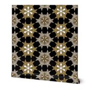 Art Deco Geometric Star Pattern