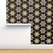 Art Deco Geometric Star Pattern