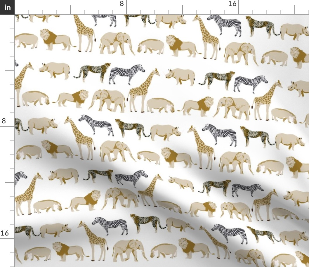 safari quilt rhino elephant giraffe coordinate cute nursery fabric 