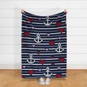 Set Sail - Large Scale Anchors and Hearts