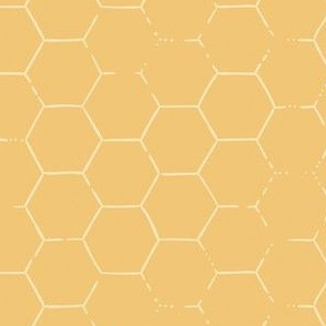 Hex Honeycomb - Gold