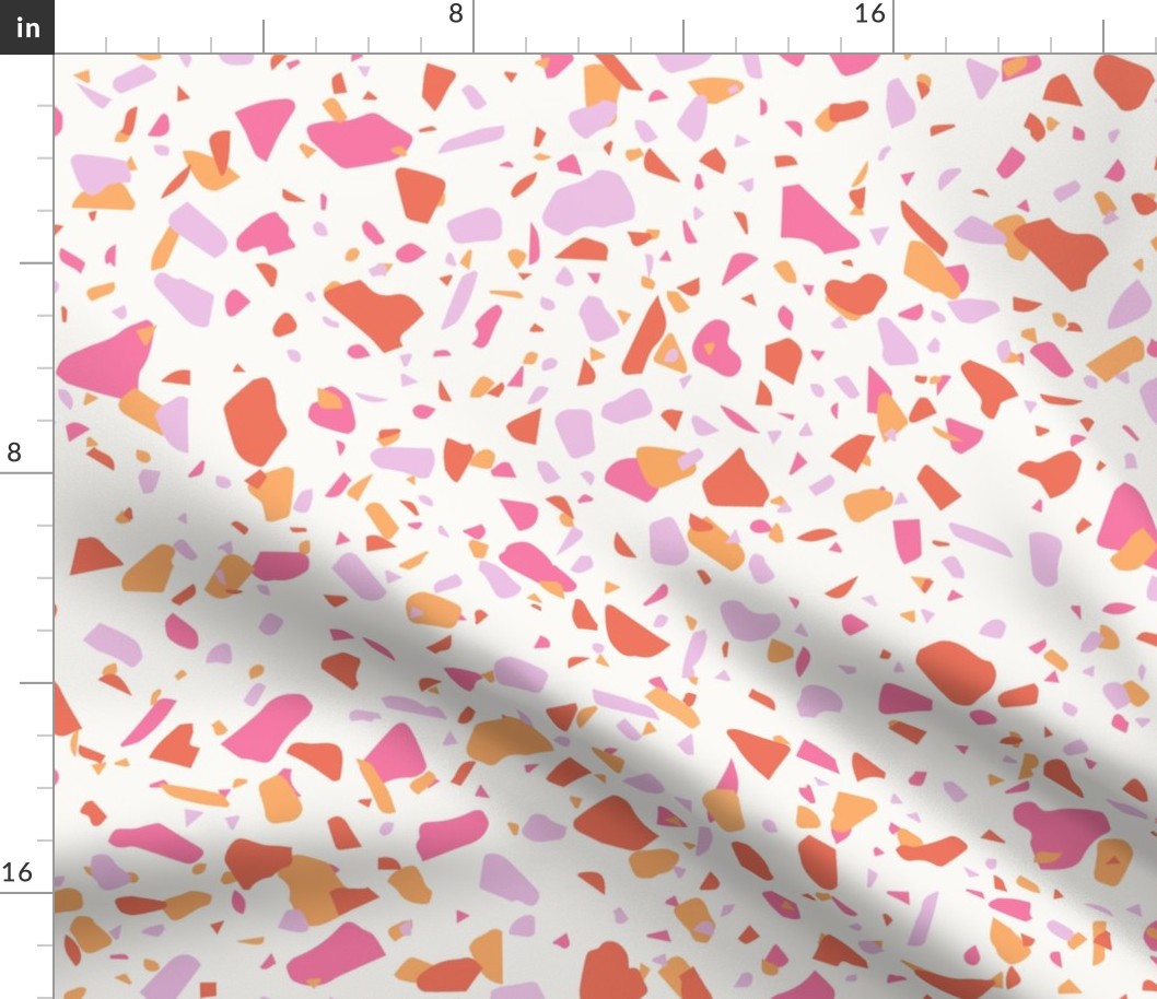 Terrazzo in Pink and Orange