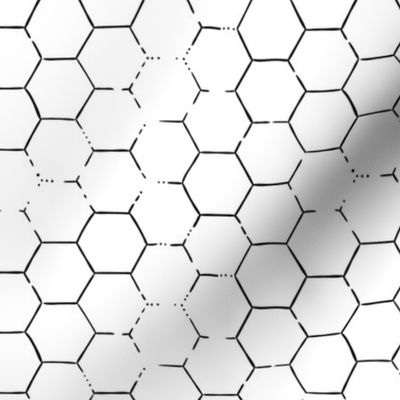 Hex Honeycomb - White