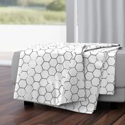 Hex Honeycomb Large - White