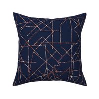 copper angles navy modern urban