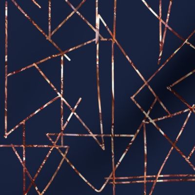 copper angles navy modern urban