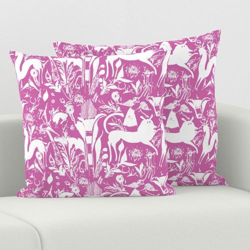 pink otomi with white