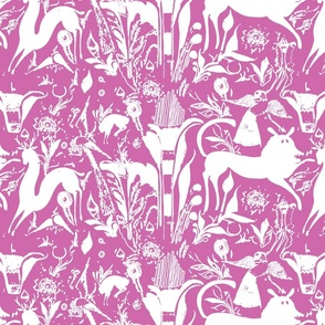 pink otomi with white