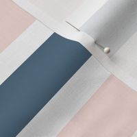 Blush and Blue Stripe  - Blush and Blue Floral Collection