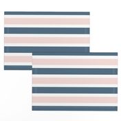 Blush and Blue Stripe  - Blush and Blue Floral Collection