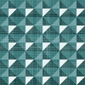 Geometric Monochrome Linen