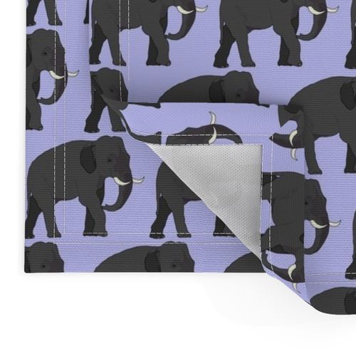 Elephant on Purple 1