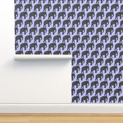 Elephant on Purple 1