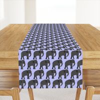 Elephant on Purple 1