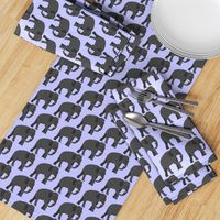 Elephant on Purple 1