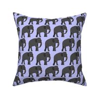 Elephant on Purple 1