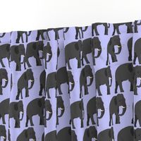 Elephant on Purple 1