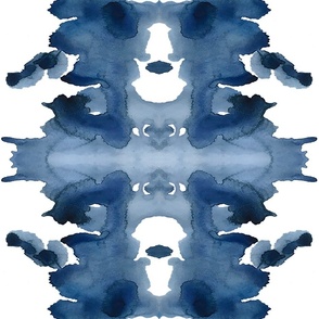 Triple XL Indigo Ink Blot- for Shauna